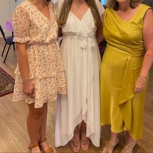 Baltic Born Katya Ruffle Maxi Dress | White | Medium